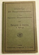 Podstawy ekonomiki górnictwa 1927 r.