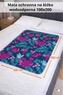 Podkład 2szt na łóżko Mata Wodoodporna Podłoga Narzuta Ochronna 100x200