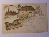 Elbląg Elbing Starostwo powiatowe 1897 lit sec