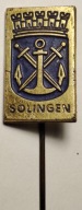 Odznaka przypinka miasto Solingen Niemcy wym. 12,5x20,5 mm