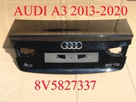 Pokrywa bagażnika Audi A3 8V klapa tylna tył limuzyna sedan czarny metalic