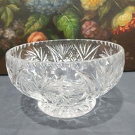 Kryształowa misa 20 cm – ciężka, ręcznie szlifowana