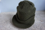 CZAPKA JEEP cap US ARMY WOJSKOWA MILITARNA USA Made in U.S.A. wool knit