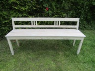 DREWNIANA ŁAWECZKA ŁAWKA - OZDOBA DOMU WIEJSKIEJ CHATY GANKU