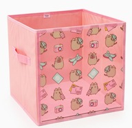 POJEMNIK Składany PUDEŁKO KOSZ na Zabawki PUSHEEN KOTEK do Regału KALLAX