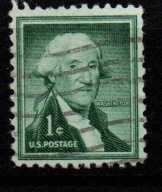 Znaczek 1 cent George Washington 1954 r.USA