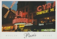 FRANCJA - PARYŻ - MOULIN ROUGE - NEON - UNESCO
