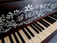 Prawdziwy FORTEPIAN Z CZASÓW CHOPINA - z fabryki WIRTH 212cm