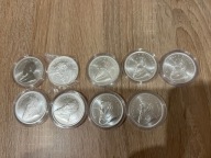 Krugerrand 9 Uncji Srebra Roczniki od 2017 do 2025