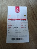 Używany bilet Polska - Litwa - 21.03.2025