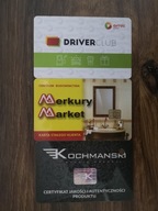 Karty różne (3 sztuki)