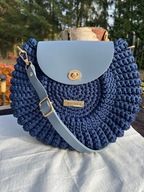 Torebka oreo ręcznie wykonana na szydełku. Na prezent