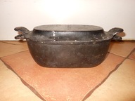 STARA MAŁA BRYTFANKA ŻELIWNA