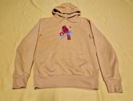 Bluza UNISEX – Haftowany CZERWONY PTASZEK Red Bird Art – Żółta