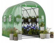 TUNEL FOLIOWY OGRODOWY OGRODNICZY SZKLARNIA 2x2 STELAŻ FOLIAK WARZYWA 4m2