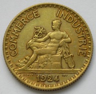 Francja 2 franki 1924 - stan 2