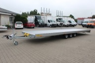 Laweta samochodowa JEGGER na 2 auta 800x225 podłoga alu 3 osie VDI2700