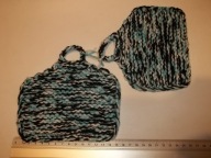 SZYDEŁKIEM ROBIONE ŁAPKI DO GARNKÓW 14X16CM