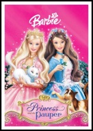 A2 PLAKAT BAJKA BARBIE JAKO KSIĘŻNICZKA I ŻEBRACZKA BARBIE AS PRINCESS...