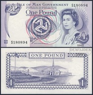 BNE - ISLE OF MAN 1 Funt 1983 S 180894 # P40a # UNC