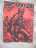 III RZESZA DIE WOCHE-TYDZIEŃ NIEMIECKA GAZETA Z CZASÓW II WOJNY ŚW. 1944 r.