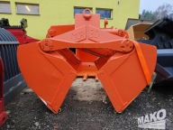 Czerpak hydrauliczny łyżka chwytak 140x80x50 siłownik i oczka na zawiesia
