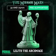 Lilith Archmage - Mirror Maze - figurka RPG DnD D&D - druk 3D 14K