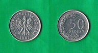 50 groszy 1991 - Stan Bardzo dobry