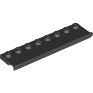 LEGO Płytka 2x8 Szyna Czarna/Black 30586 6161298 4szt Nowe