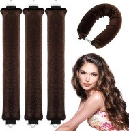 3x WAŁKI DO WŁOSÓW miękkie papiloty lokówki welurowe efekt blowout VELVET