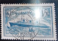 Francja Mi 317 Okręt Normandia kasowany 1936r 12Eu