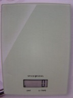 Cyfrowa waga kuchenna 5 kg z funkcją tary i LCD dokładność 1 g + bateria