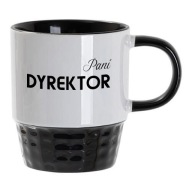 Kubek z nadrukiem Pani Dyrektor urodziny na prezent do kawy do pracy