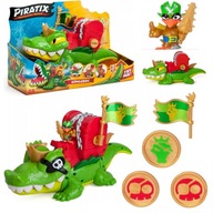 PIRATIX ZESTAW CRAZY JUNGLE KROKODYL KING CROC KAPITAN DLA DZIECI PREZENT