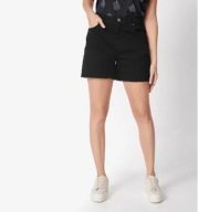 esmara Szorty jeansowe damskie z bawełną czarne 38