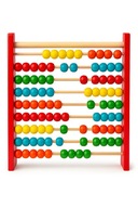 LICZYDŁO DREWNIANE KOLOROWE DO NAUKI LICZENIA SZKOLNE EDUKACYJNE MONTESSORI