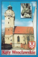 KĄTY WROCŁAWSKIE - KOŚCIÓŁ ŚW. PIOTRA I PAWŁA - ŚW. JAN NEPOMUCEN - HERB
