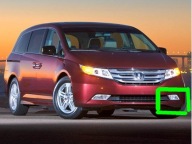 HONDA ODYSSEY HALOGEN 2011 LEWY 11 12 13