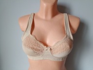 Śliczny biustonosz miękki modelujący OYANDA 85B beż