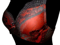 Koronkowy biustonosz stanik push-up r. 75B