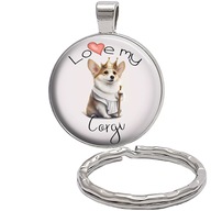 Brelok do kluczy/ka - Pies - ozdobna zawieszka, plecak, portfel