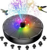 FONTANNA LAMPA SOLARNA OGRODOWA DO OCZKA WODNEGO WODY LED POMPA PŁYWAJĄCA