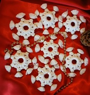 Ozdoby choinkowe handmade makrama