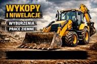 REKLAMA BANER USŁUGI KOPARKO ŁADOWARKĄ KOPARKA 120X80 3