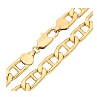 84058 ŁAŃCUSZEK 18K POZŁACANY 50 CM 10 MM splot gucci