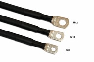 Przewód masowy 200 cm 50 mm² – kabel oczko–oczko 8 /10 / 12 mm