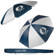 Parasol PLAŻOWY łamany z pokrowcem z filtrem UV UPF50+ LEKKI 160 cm WAKACJE