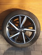 TOYOTA AURIS COROLLA KOŁO 17 KOMPLETNE Z PRAWIE NOWĄ OPONĄ WIELOSEZONOWĄ