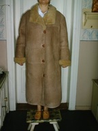 Elegancki prawdziwy kożuch damski - XXXL !