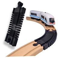 Łącznik Elastyczny do Kolejki Drewnianej Lillabo IKEA Lillabo do Torów LIDL